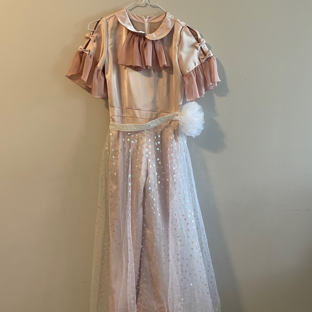 Girl’s First Communion Outfit with  Accessories, Size 10-12 (L)